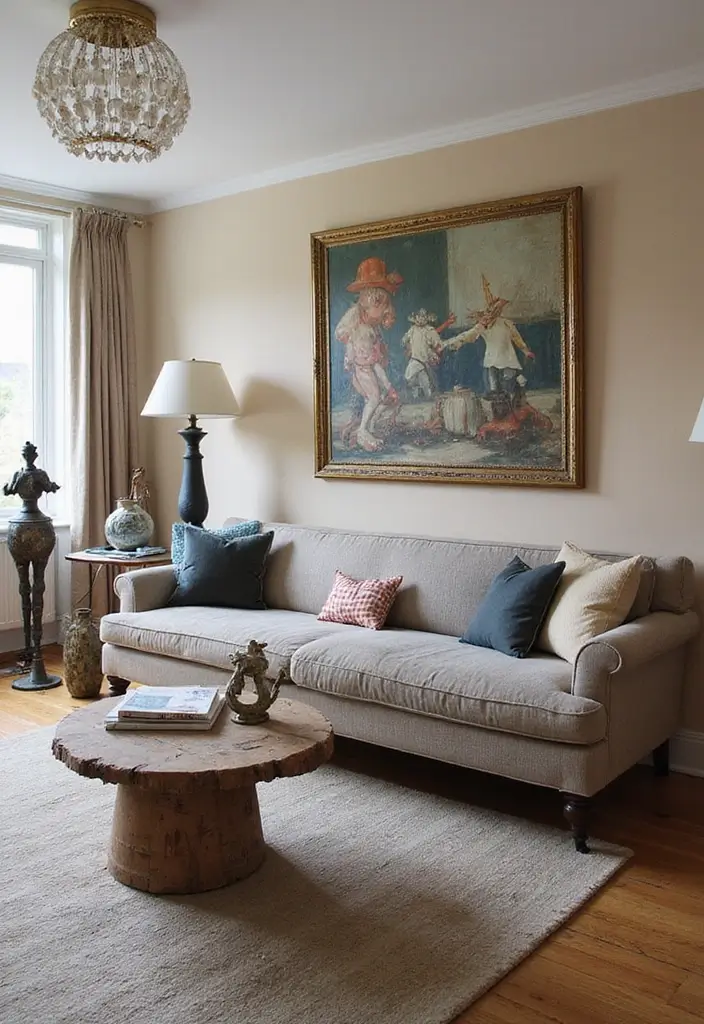 Unlock 25 Trendy Neutral Living Room Ideas for Stylish Teens (You Won't Believe #14!) - 14. Unexpected Accessories