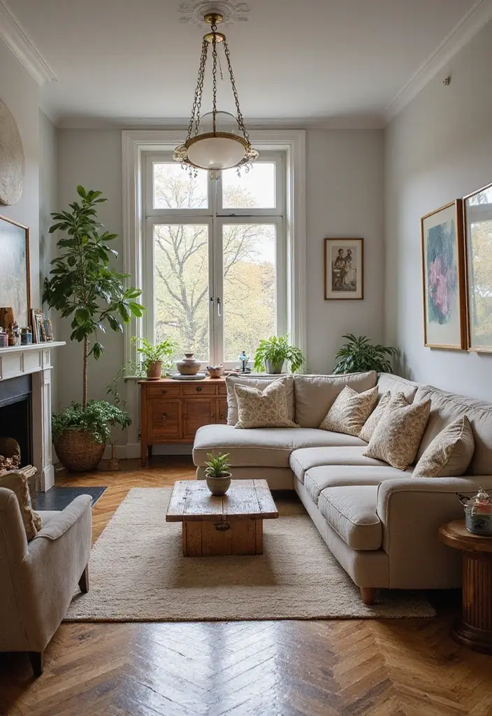 Unlock 25 Trendy Neutral Living Room Ideas for Stylish Teens (You Won't Believe #14!) - 15. Vintage Touches