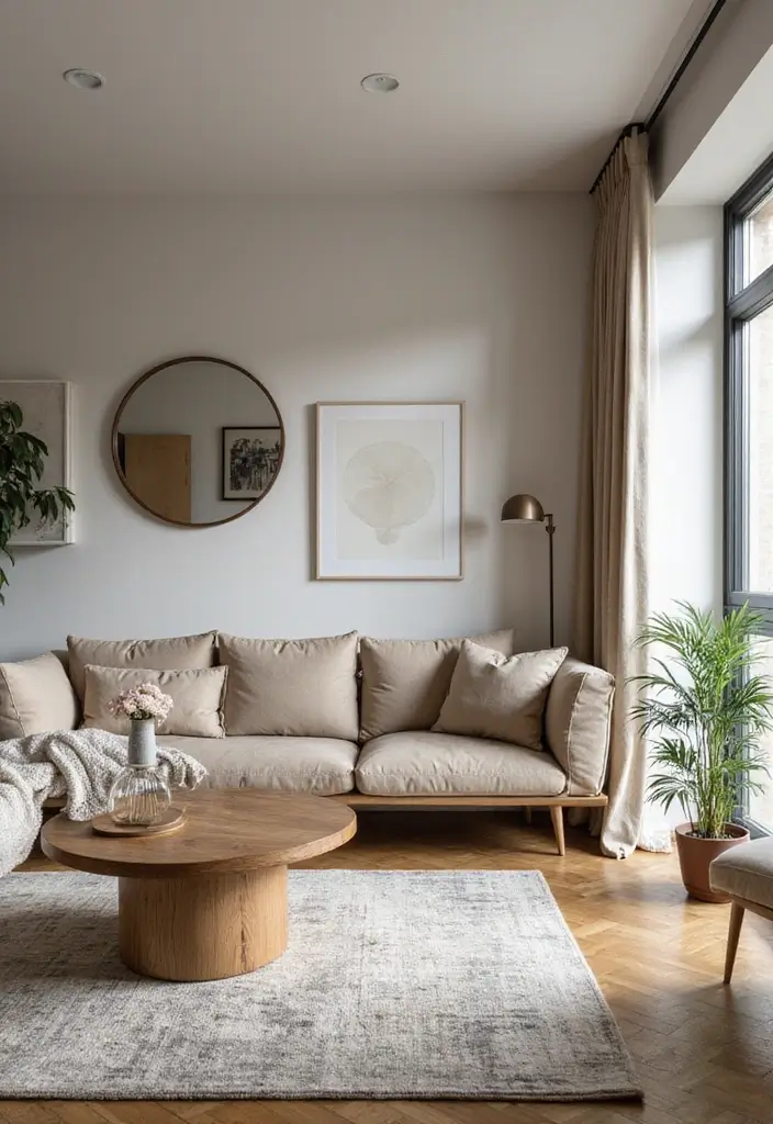 Unlock 25 Trendy Neutral Living Room Ideas for Stylish Teens (You Won't Believe #14!) - 21. Multi-Purpose Areas