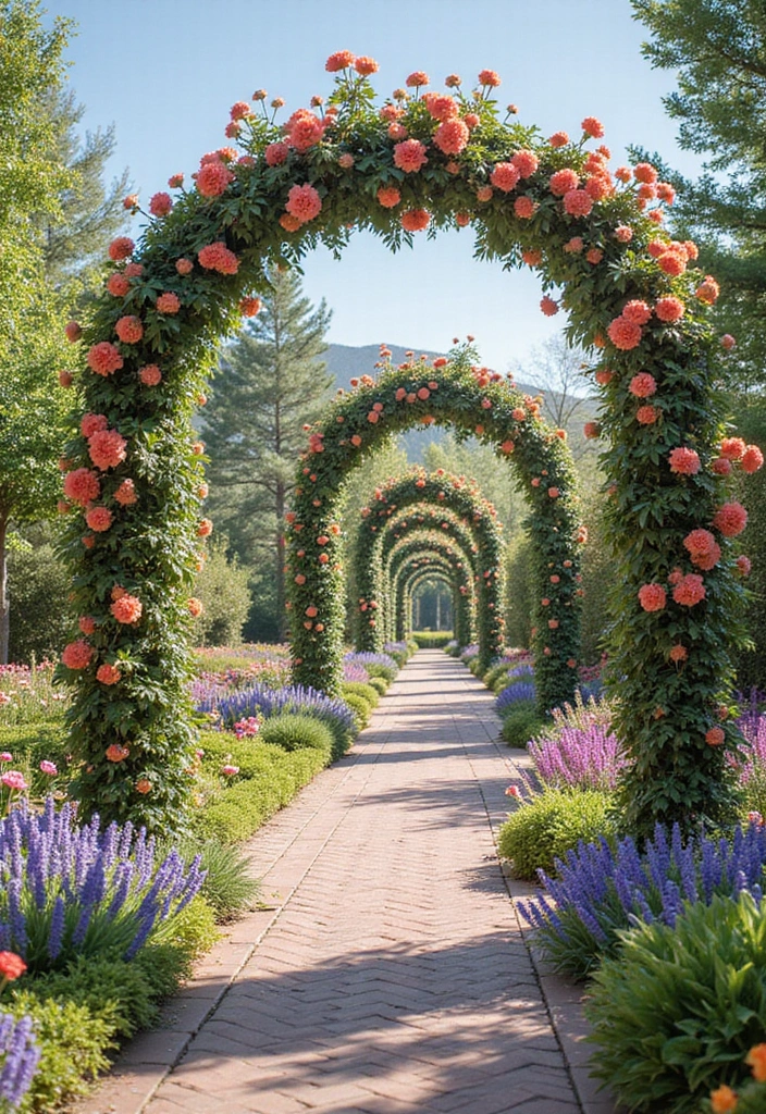 Unlock Your Creativity: 25 Roblox Game Decor Ideas to Grow a Garden Like No Other! - 12. Themed Flower Arches