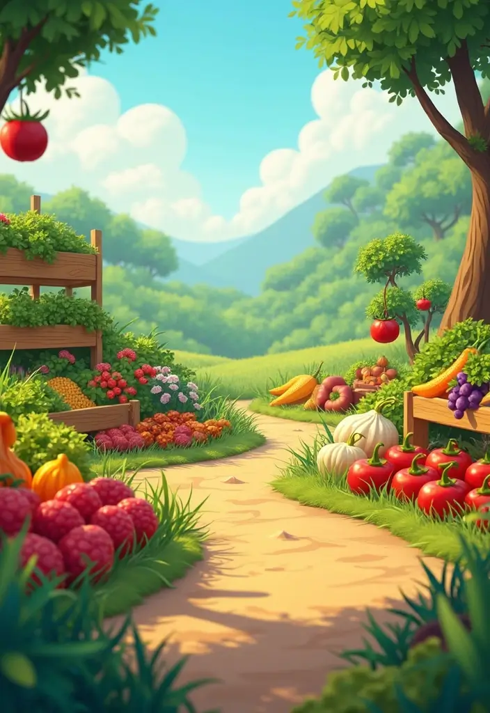 Unlock Your Creativity: 25 Roblox Game Decor Ideas to Grow a Garden Like No Other! - 18. Seasonal Harvest Area