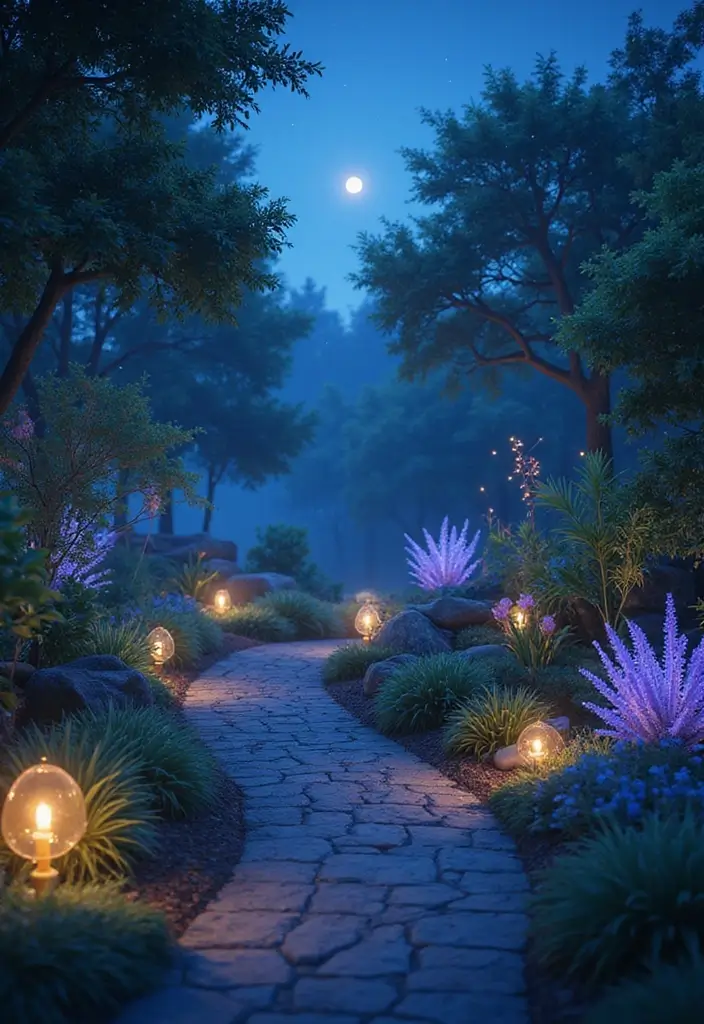 Unlock Your Creativity: 25 Roblox Game Decor Ideas to Grow a Garden Like No Other! - 24. Dreamy Night Garden