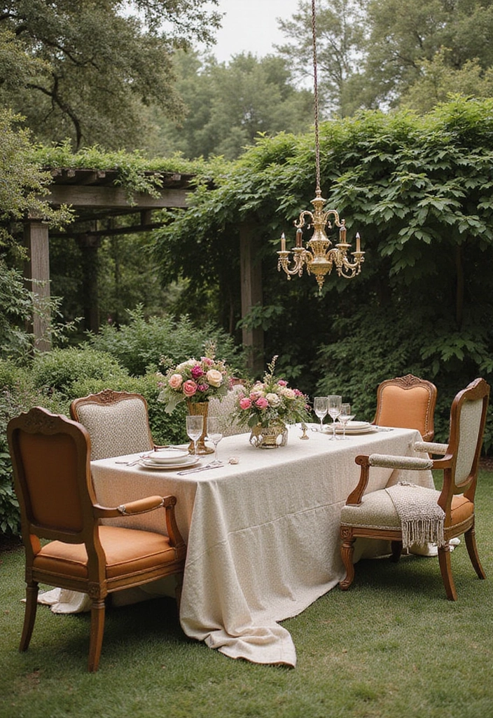 Unlock Your Creativity: 25 Roblox Game Decor Ideas to Grow a Garden Like No Other! - 8. Vintage Garden Party