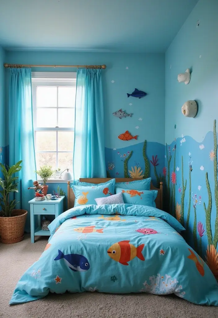 14 Kids Room Ideas That Are So Fun You'll Want to Move In (Number 3 Is Adorable!) - 2. Magical Under-the-Sea Escape
