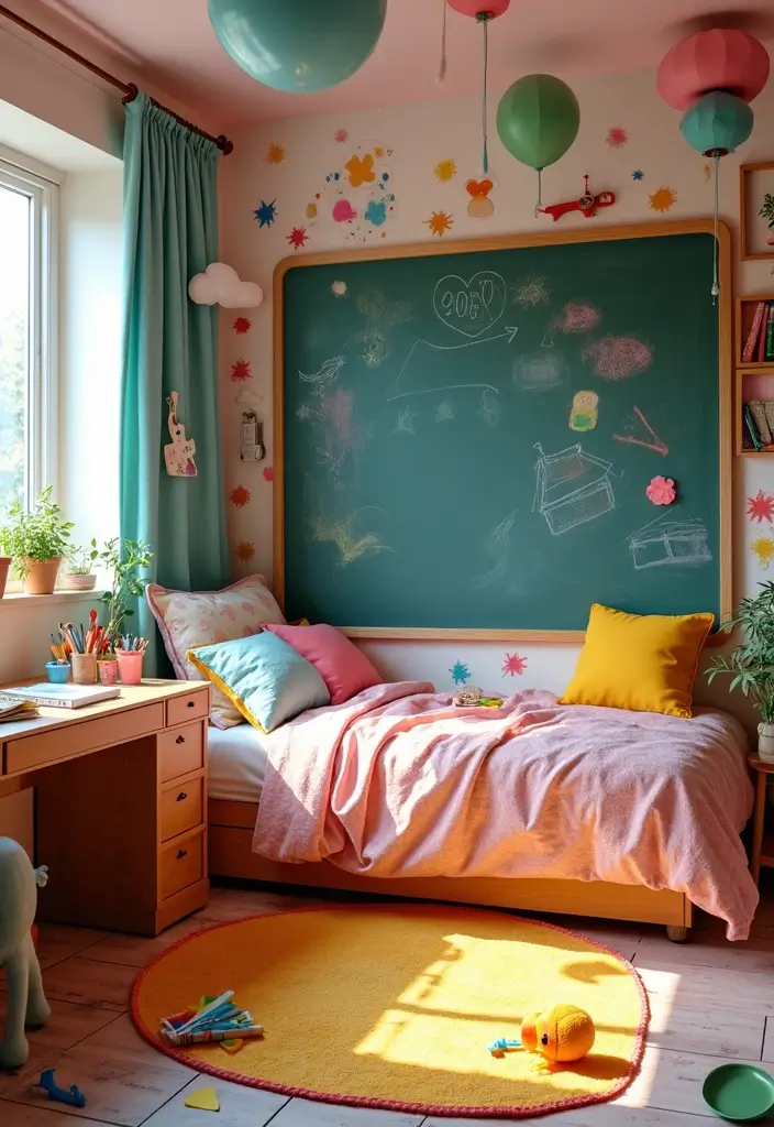 14 Kids Room Ideas That Are So Fun You'll Want to Move In (Number 3 Is Adorable!) - 4. Bright and Bold Art Studio
