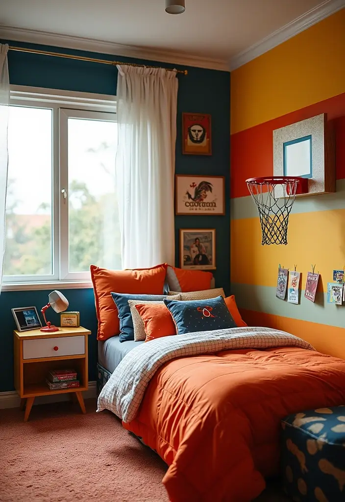 14 Kids Room Ideas That Are So Fun You'll Want to Move In (Number 3 Is Adorable!) - 7. Sports Fanatic's Paradise