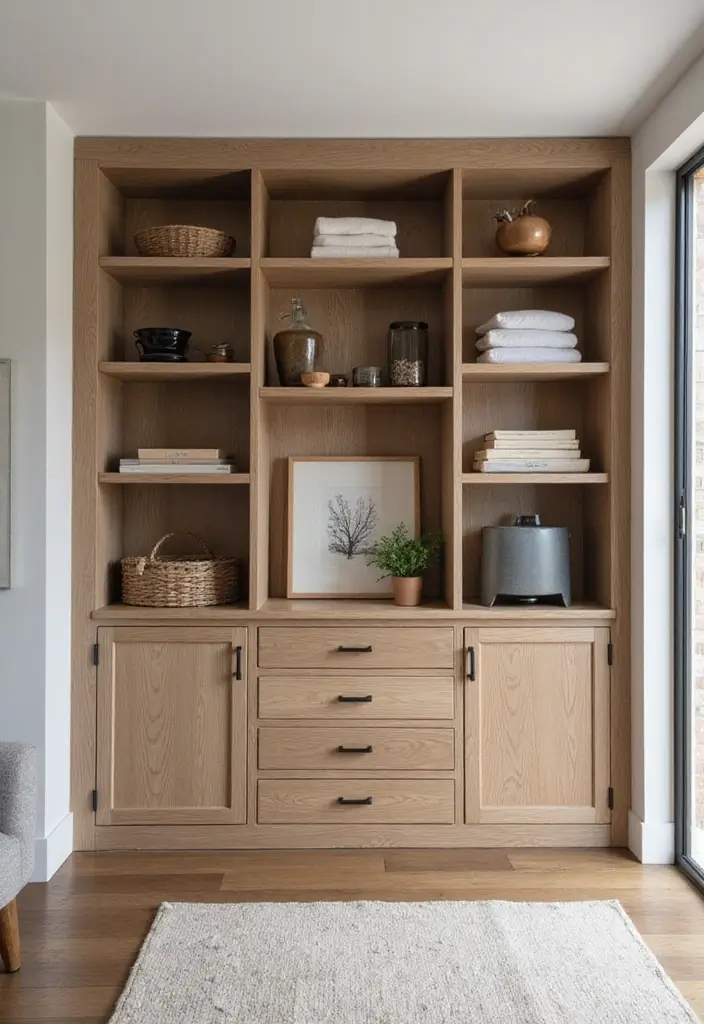 18 Built-In Cupboard Ideas for Your Living Room That Will Change Your Space Forever! - 11. Hidden Storage Solutions