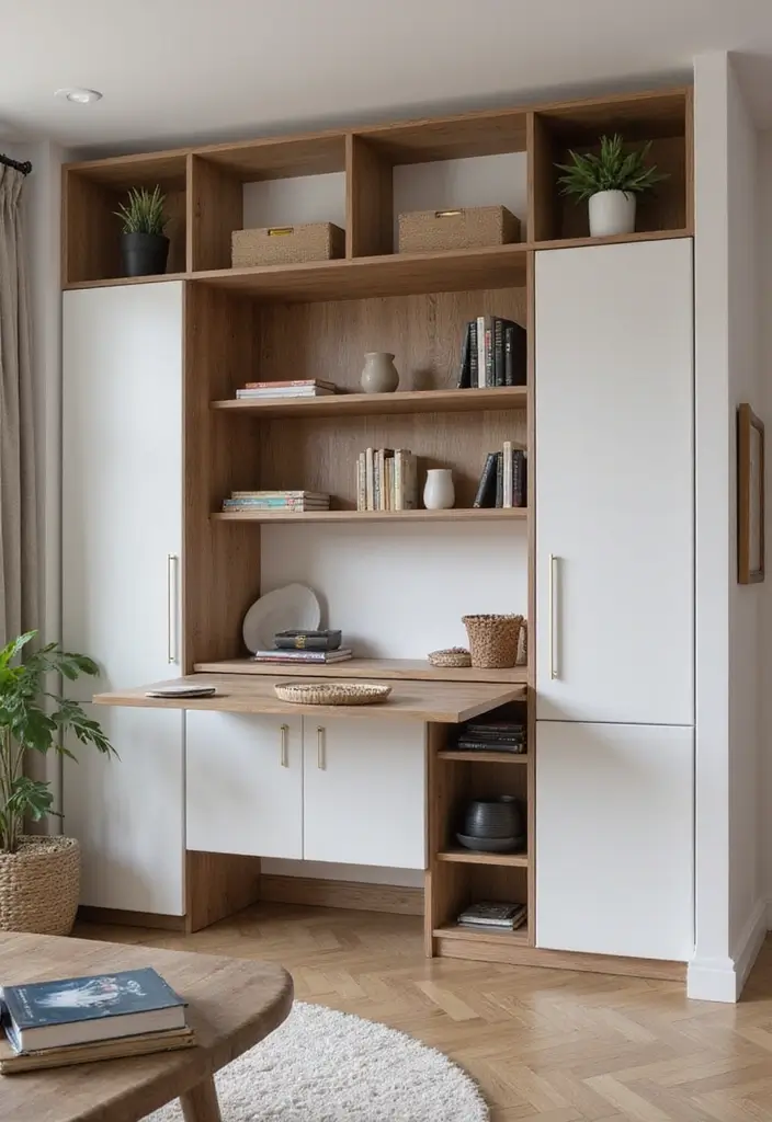 18 Built-In Cupboard Ideas for Your Living Room That Will Change Your Space Forever! - 6. Multi-Functional Marvels