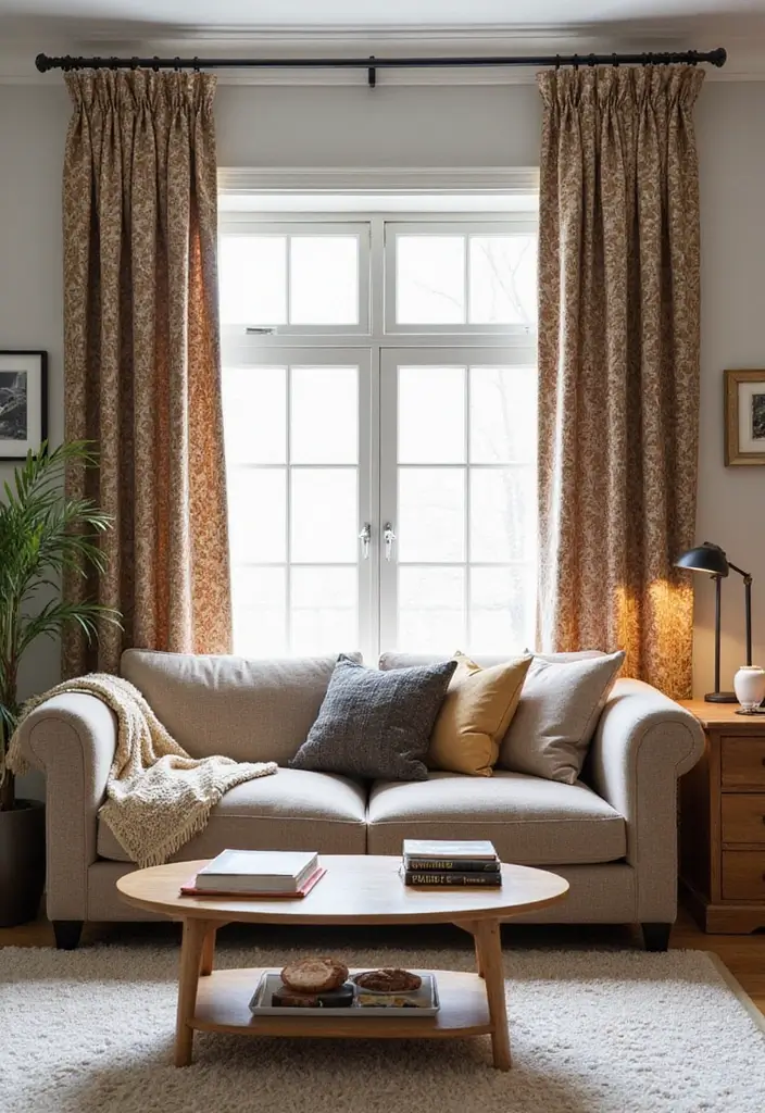 18 Curtain Ideas for Living Room That Instantly Elevate Your Space (You Won't Believe #7!) - 18. Custom Curtains for Your Unique Style