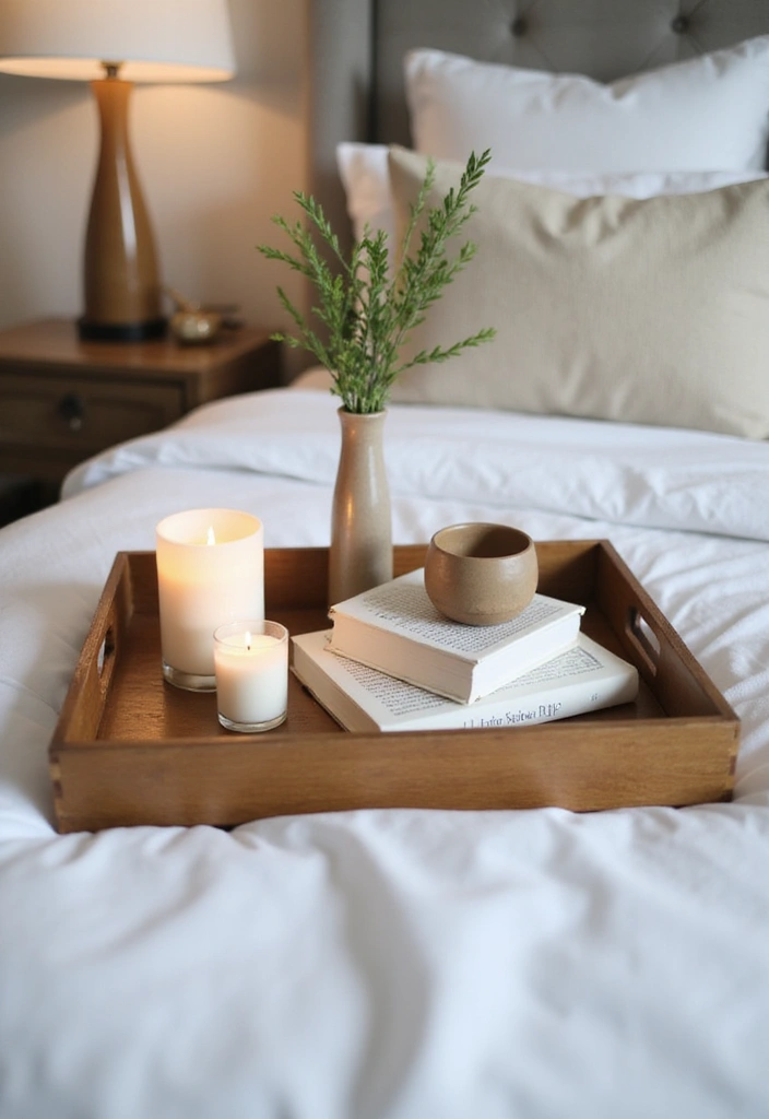 18 Romantic Decor Ideas That'll Transform Your Bedroom Into a Surprise Haven! - 10. Stylish Bedside Trays
