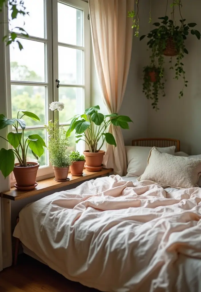 18 Romantic Decor Ideas That'll Transform Your Bedroom Into a Surprise Haven! - 12. Potted Plants