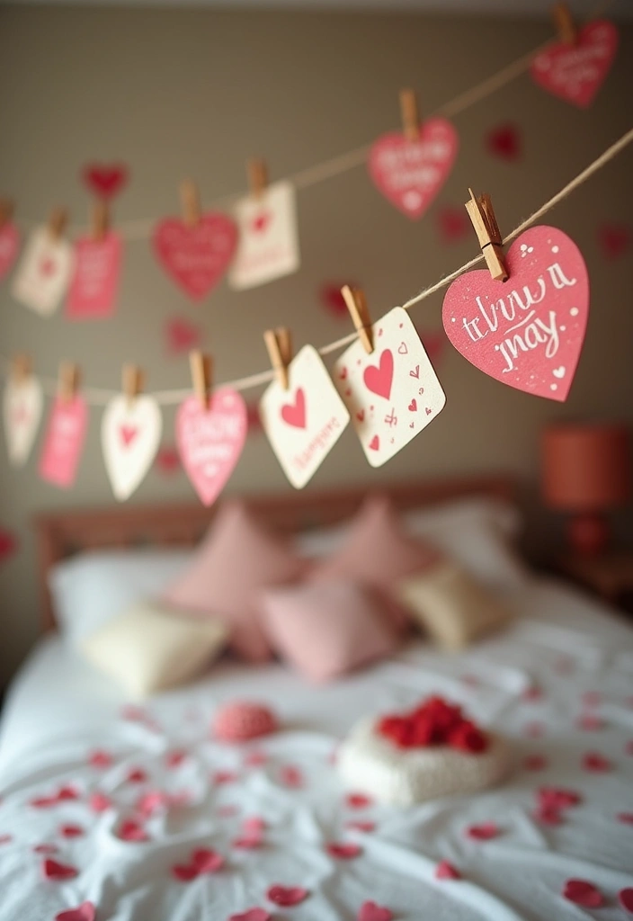 18 Romantic Decor Ideas That'll Transform Your Bedroom Into a Surprise Haven! - 16. Love Notes Display