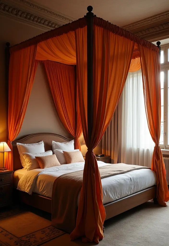 18 Romantic Decor Ideas That'll Transform Your Bedroom Into a Surprise Haven! - 5. Elegant Canopy