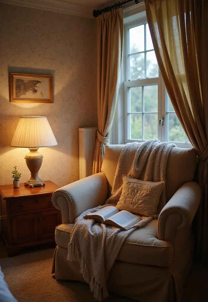 18 Romantic Decor Ideas That'll Transform Your Bedroom Into a Surprise Haven! - 8. A Cozy Reading Nook