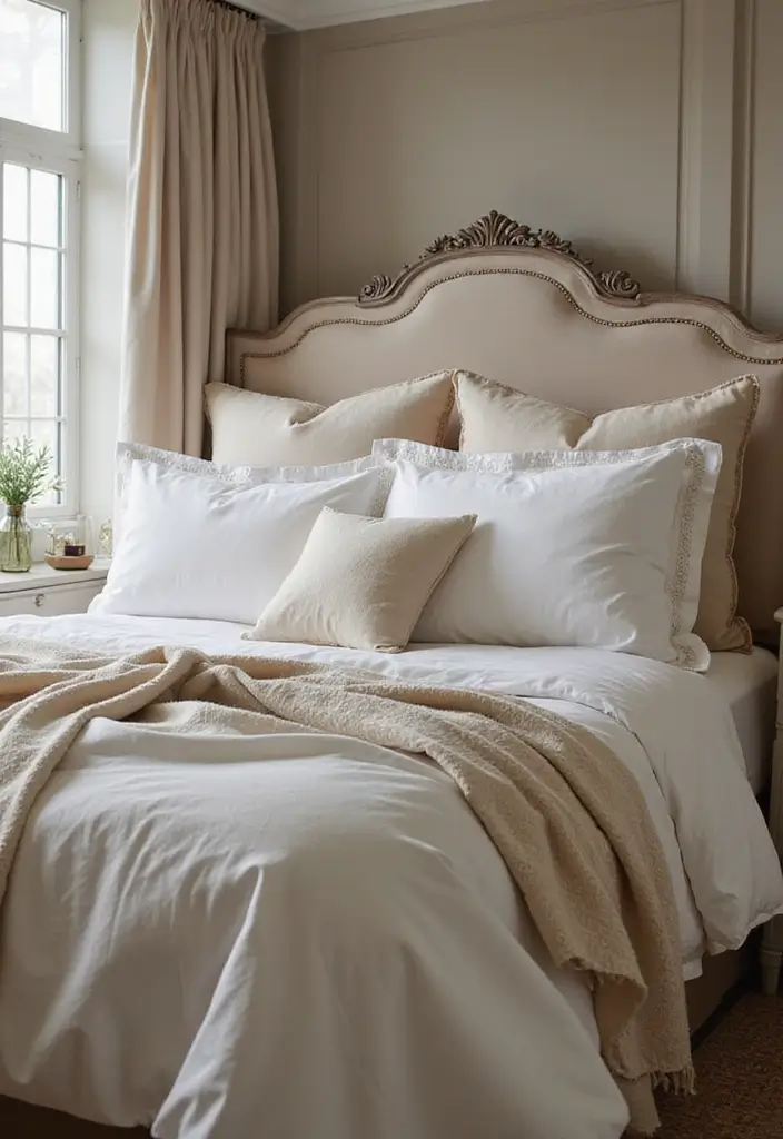 19 Luxurious Romantic Bedroom Styling Hacks to Elevate Any Space - 13. Elegant Bedding