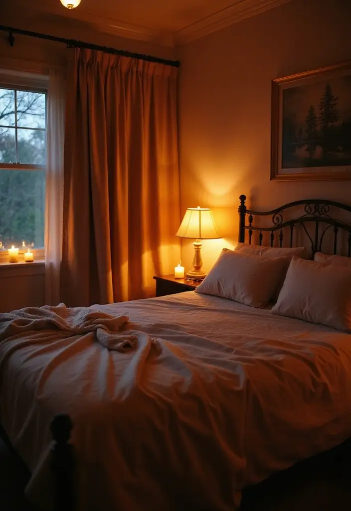 19 Luxurious Romantic Bedroom Styling Hacks to Elevate Any Space - 3. Ambient Lighting