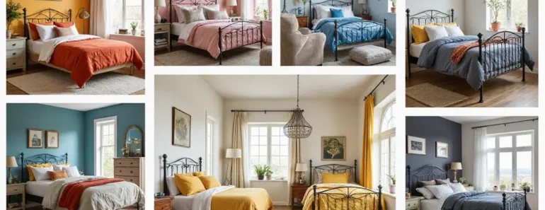20 Bold Iron Beds Bedroom Makeovers That Transform Tiny Spaces