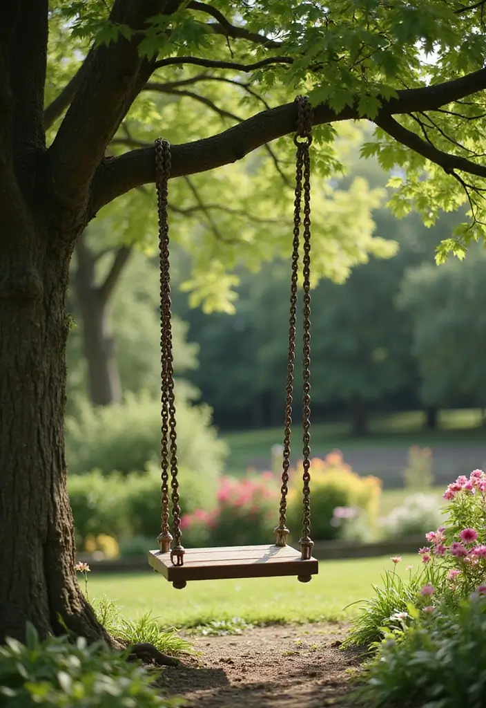 20 DIY Secret Garden Ideas to Transform Your Backyard Into a Magical Oasis - 17. Hidden Swing