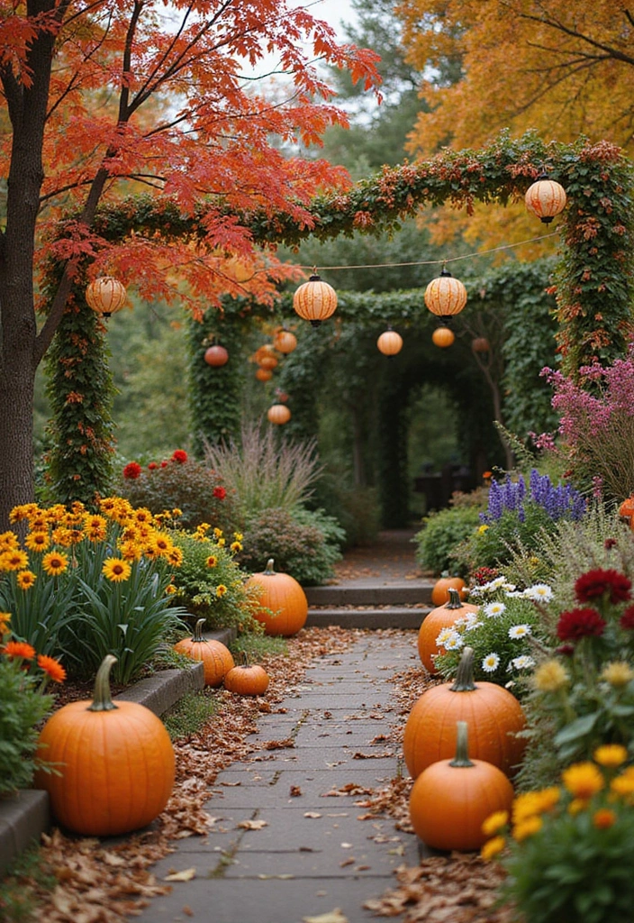 20 DIY Secret Garden Ideas to Transform Your Backyard Into a Magical Oasis - 19. Seasonal Decorations