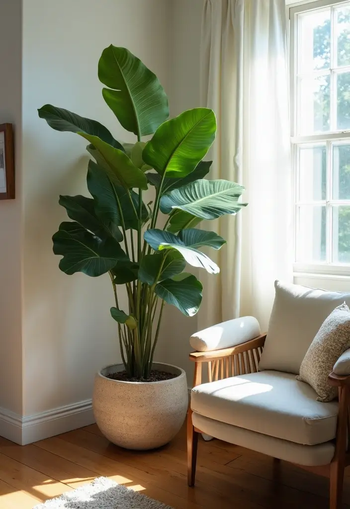 20 Indoor Plants Decor Ideas That Will Transform Your Living Room into a Lush Paradise! - 1. Statement Fiddle Leaf Fig