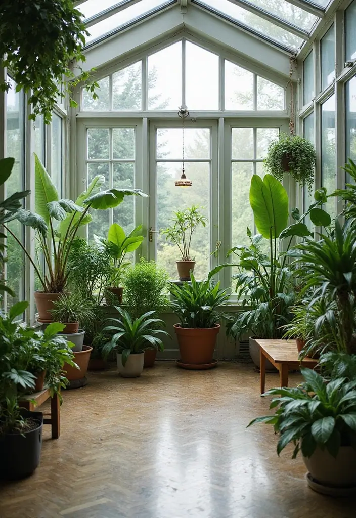 20 Indoor Plants Decor Ideas That Will Transform Your Living Room into a Lush Paradise! - 13. Indoor Greenhouse