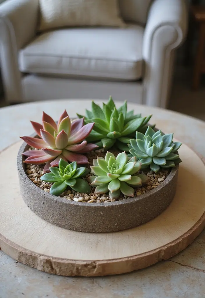 20 Indoor Plants Decor Ideas That Will Transform Your Living Room into a Lush Paradise! - 4. Succulent Arrangements