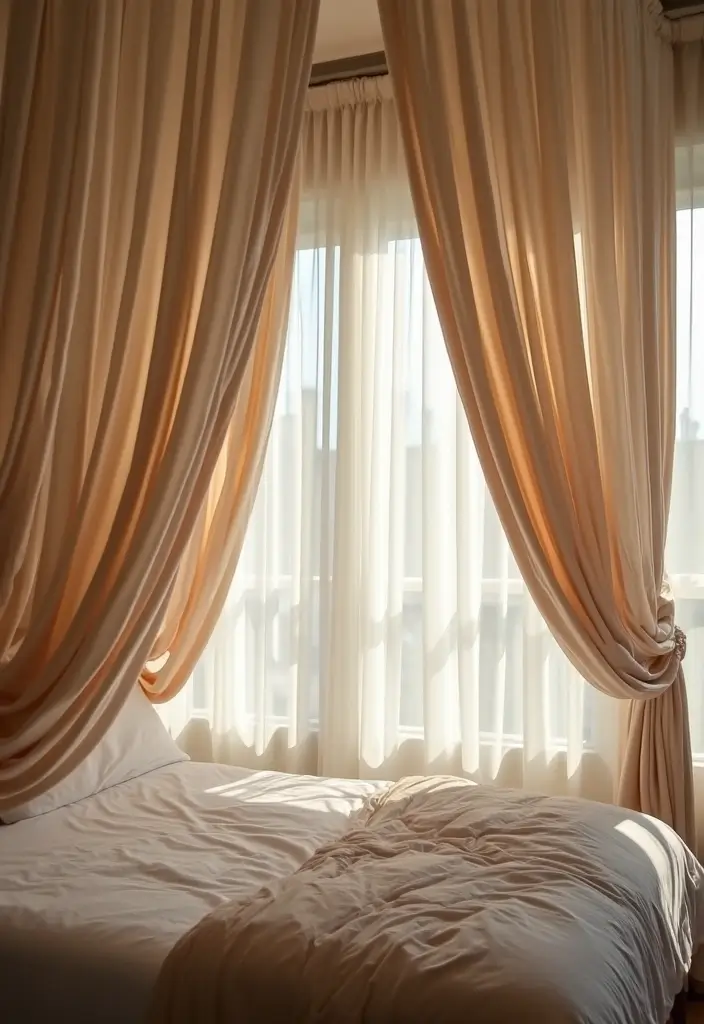 20 Luxurious Adult Bedroom Ideas for Couples That Will Ignite Your Romance! (Number 8 Will Blow Your Mind!) - 20. Luxurious Bed Canopies