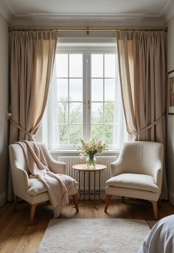 20 Luxurious Adult Bedroom Ideas for Couples That Will Ignite Your Romance! (Number 8 Will Blow Your Mind!) - 6. Intimate Seating Areas