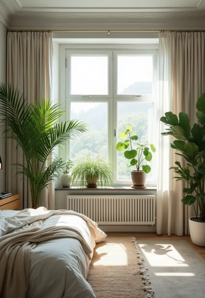 20 Master Bedrooms Decor Ideas That Will Make Your Sleep Space Feel Like a Luxury Suite - 15. Indoor Plants
