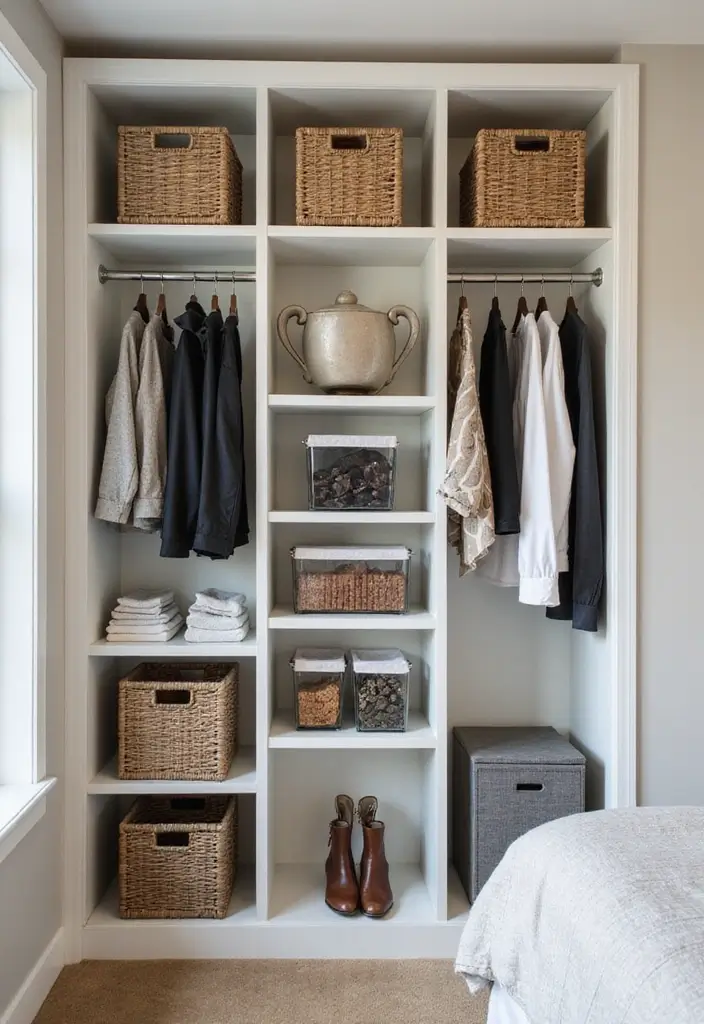 20 Master Bedrooms Decor Ideas That Will Make Your Sleep Space Feel Like a Luxury Suite - 18. Upgraded Closet Space