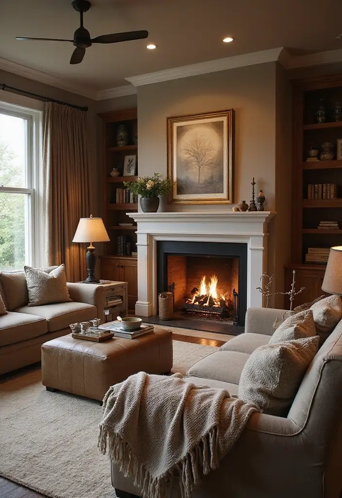 20 Master Bedrooms Decor Ideas That Will Make Your Sleep Space Feel Like a Luxury Suite - 20. Warmth from Fireplaces