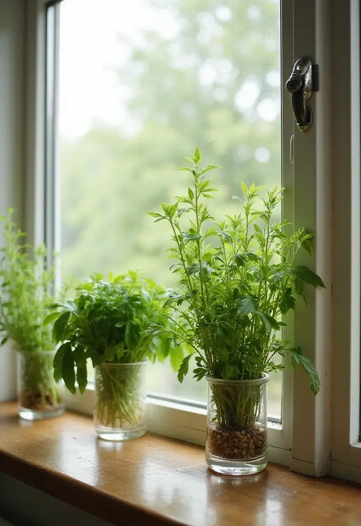 20 Stunning Acrylic Decor Ideas to Transform Your Kitchen Interior! - 12. Acrylic Planters for Fresh Herbs