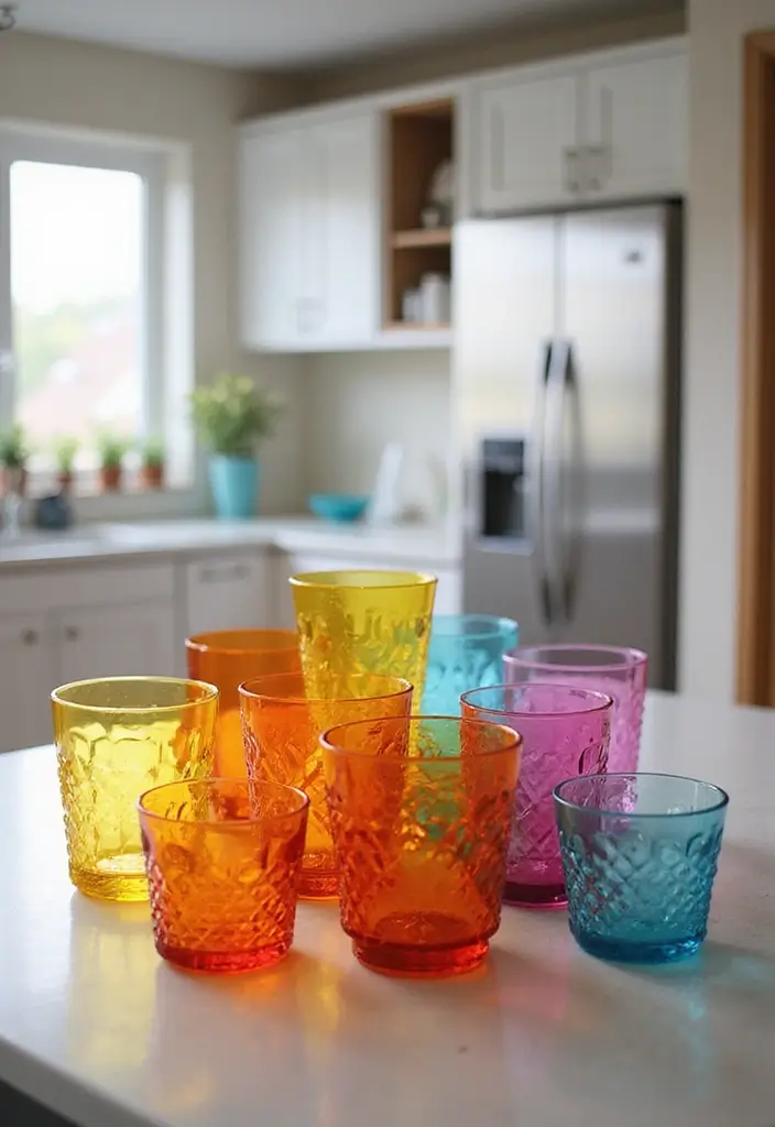 20 Stunning Acrylic Decor Ideas to Transform Your Kitchen Interior! - 17. Acrylic Drinkware for Stylish Sips