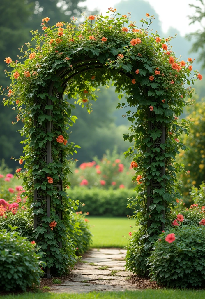 20 Stunning Home Garden Ideas That Will Transform Your Outdoor Space into an Aesthetic Paradise! - 13. Stylish Trellises