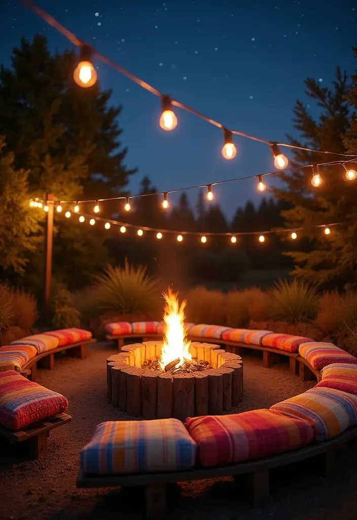 20 Stunning Home Garden Ideas That Will Transform Your Outdoor Space into an Aesthetic Paradise! - 2. Cozy Fire Pits