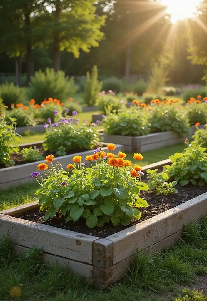 20 Stunning Home Garden Ideas That Will Transform Your Outdoor Space into an Aesthetic Paradise! - 4. Rustic Raised Garden Beds