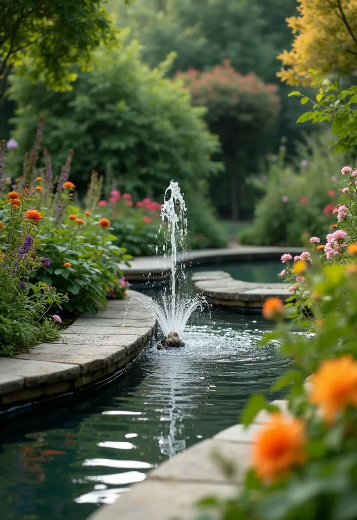 20 Stunning Home Garden Ideas That Will Transform Your Outdoor Space into an Aesthetic Paradise! - 6. Garden Water Features