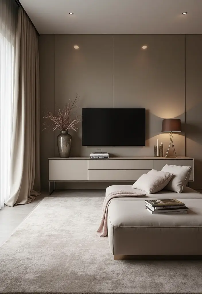 20 Stunning Living Room Cabinet Ideas That Will Transform Your Accent Wall! - 19. Contemporary Lacquered Cabinets