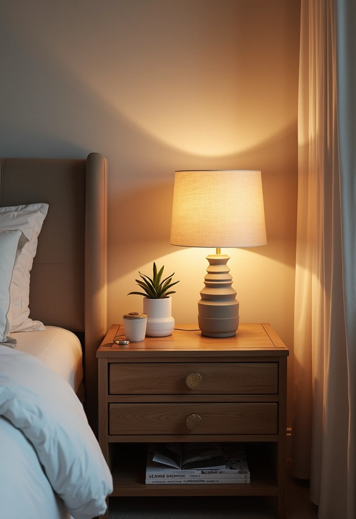 20 Warm Cozy Bedroom Ideas for the Perfect Romantic Date Night! - 11. Stylish Nightstands