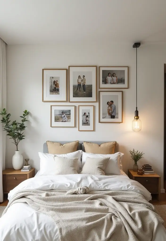 20 Warm Cozy Bedroom Ideas for the Perfect Romantic Date Night! - 6. Personal Touches