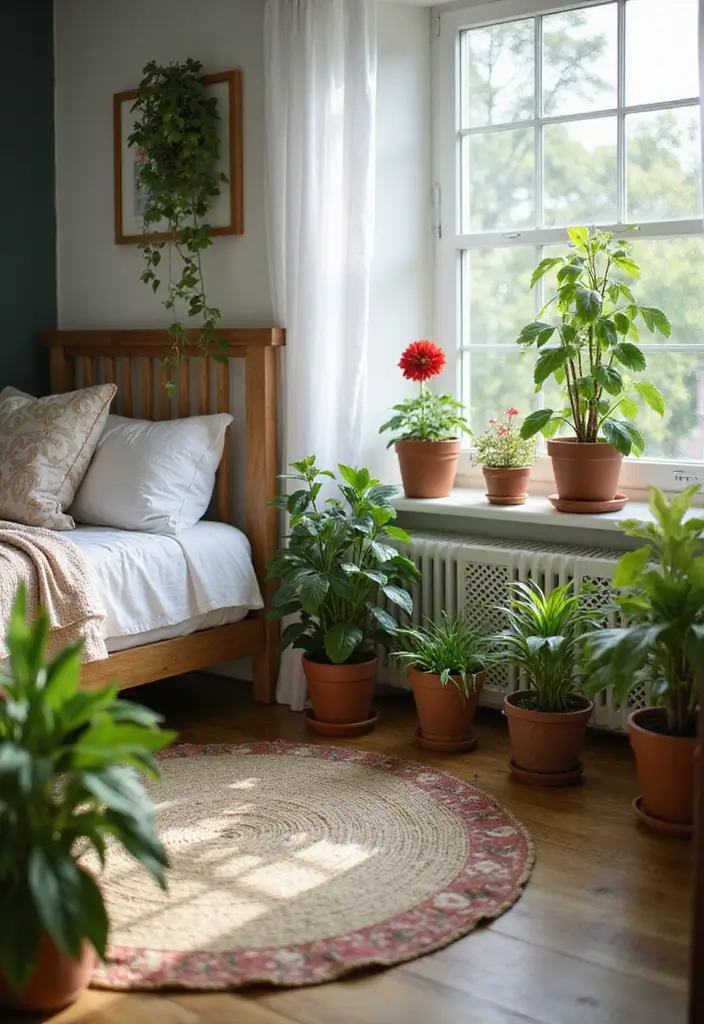 20 Warm Cozy Bedroom Ideas for the Perfect Romantic Date Night! - 8. Nature-Inspired Decor