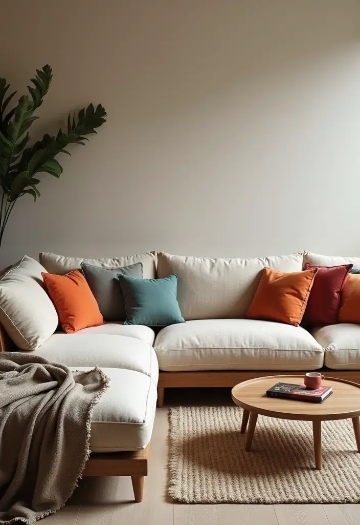 21 Living Room Ideas That'll Make You Want to Curl Up and Stay Forever! - 1. Snug Sectional Sofa