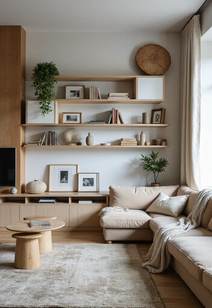 21 Living Room Ideas That'll Make You Want to Curl Up and Stay Forever! - 17. Smart Storage Solutions