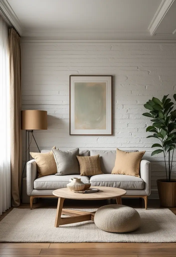 21 Living Room Ideas That'll Make You Want to Curl Up and Stay Forever! - 19. Textured Walls