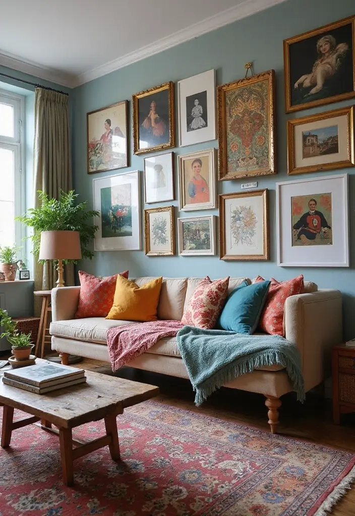 21 Living Room Ideas That'll Make You Want to Curl Up and Stay Forever! - 7. Eclectic Mix of Styles