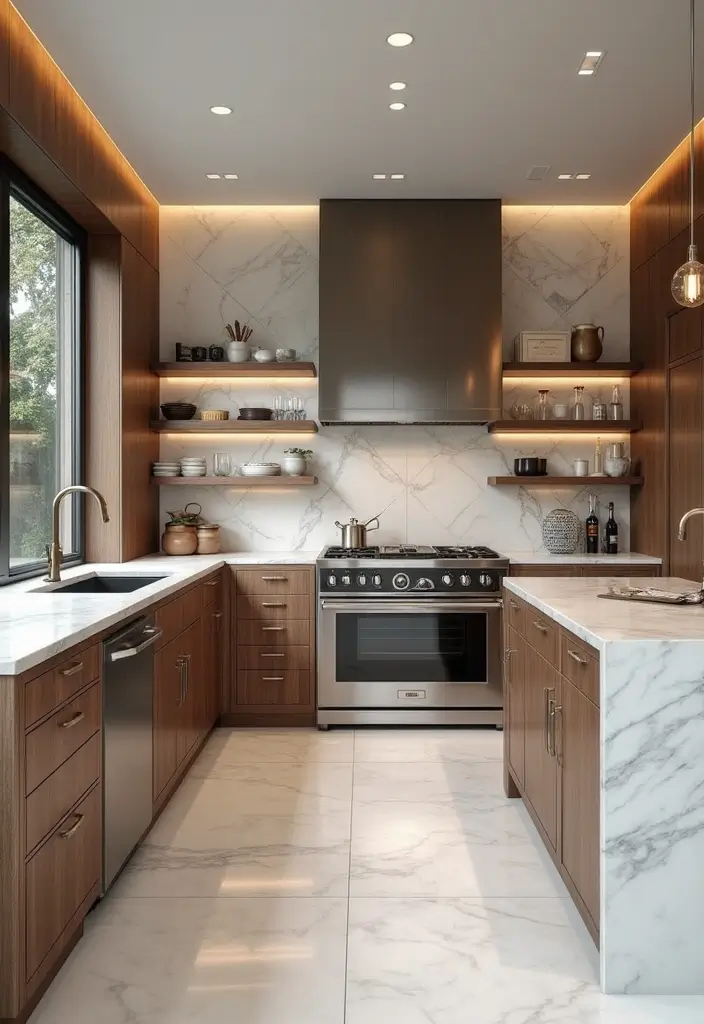 25 Aesthetic Kitchen Ideas That Will Make You Fall in Love with Cooking Again! - 16. Luxury Culinary Space