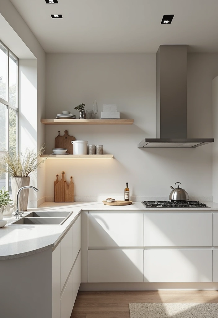 25 Aesthetic Kitchen Ideas That Will Make You Fall in Love with Cooking Again! - 2. Minimalist Marvel