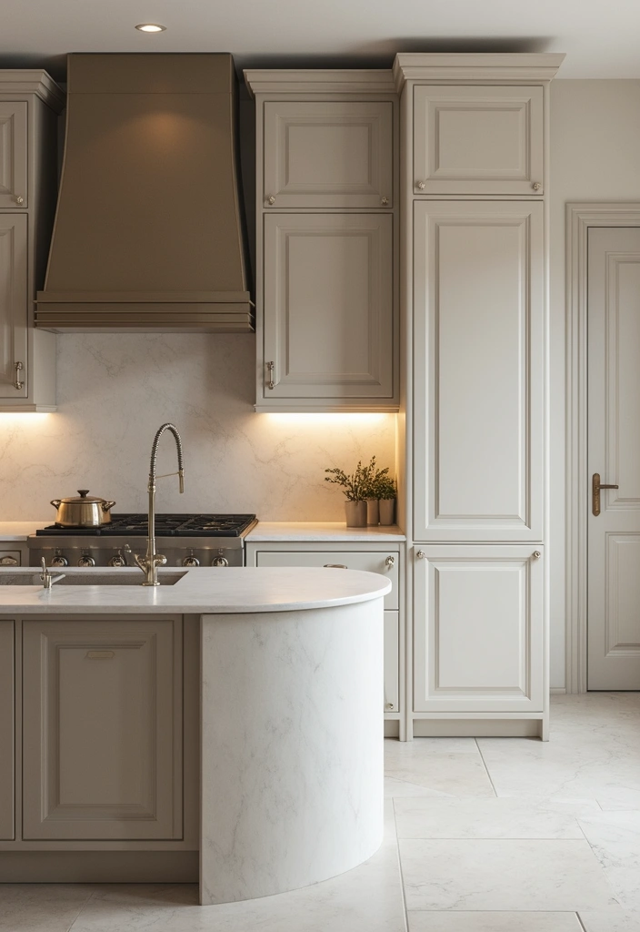 25 Aesthetic Kitchen Ideas That Will Make You Fall in Love with Cooking Again! - 20. Understated Sophistication