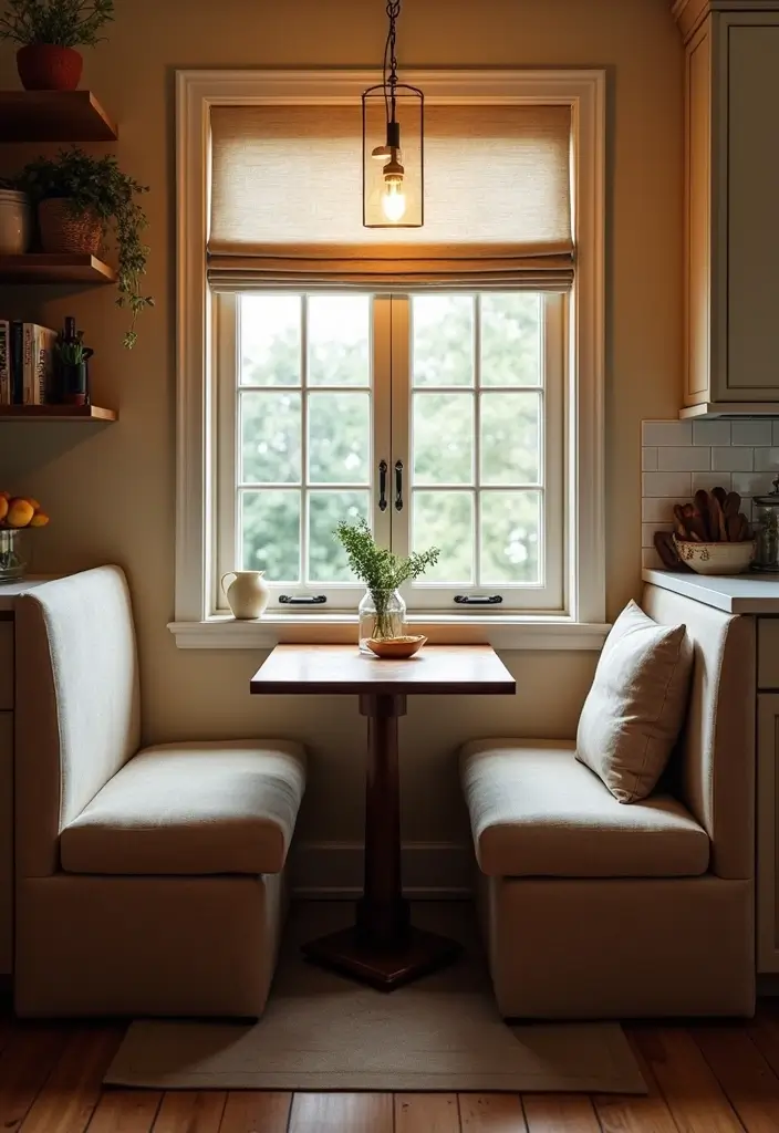 25 Aesthetic Kitchen Ideas That Will Make You Fall in Love with Cooking Again! - 22. Cozy Nook