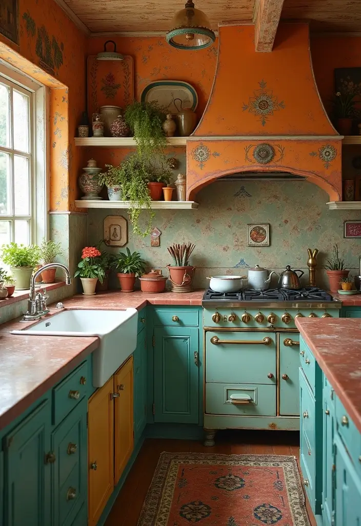25 Aesthetic Kitchen Ideas That Will Make You Fall in Love with Cooking Again! - 3. Eclectic Mix